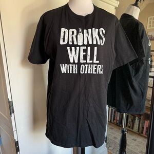 🔴 Bay Island XL Black Tee Shirt